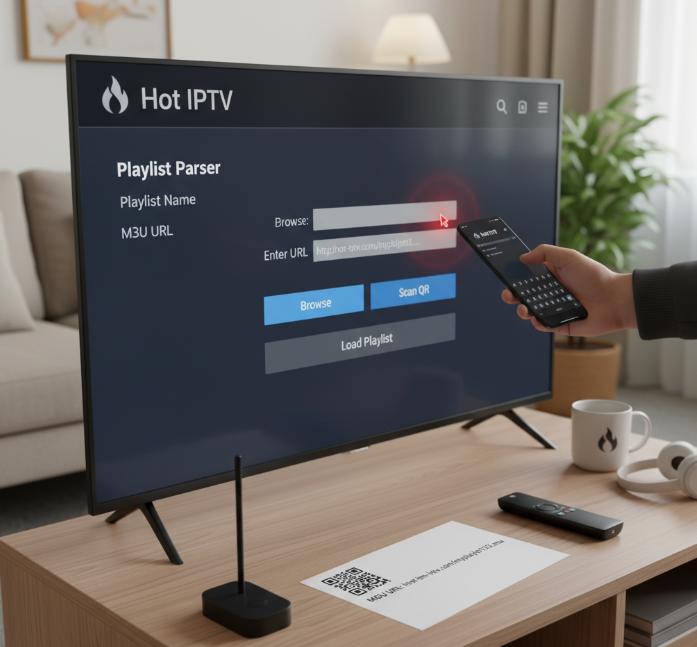 IPTV Smart Player numa Smart TV