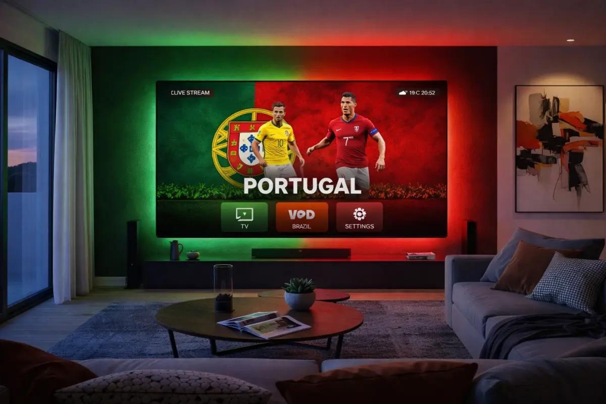 IPTV Portugal numa Smart TV